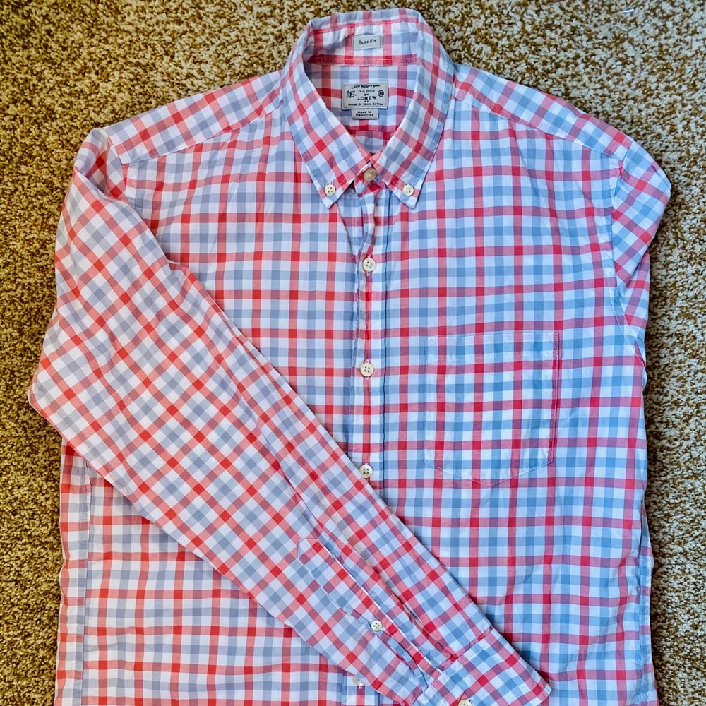 J crew men slim fit shirt